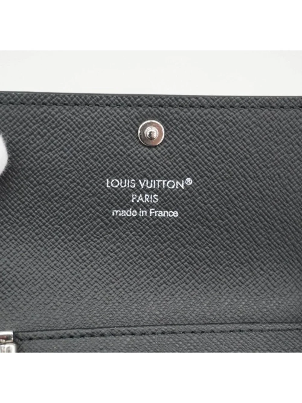 Louis Vuitton Key Case Monogram Eclipse Multicles 6 Black Key Holder